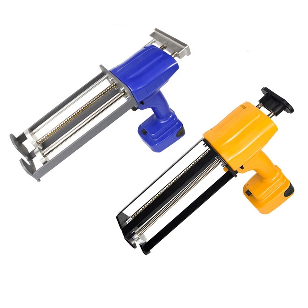 900ml 2:1 two component cartridge filler battery gun cordless cartridge gun with battery  for adhesive epoxy cartridge