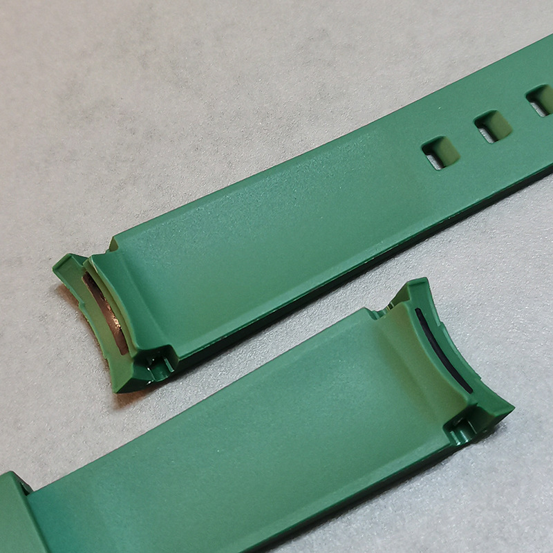 High quality  for Rolex Ditona watch strap 20MM arc mouth silicone strap