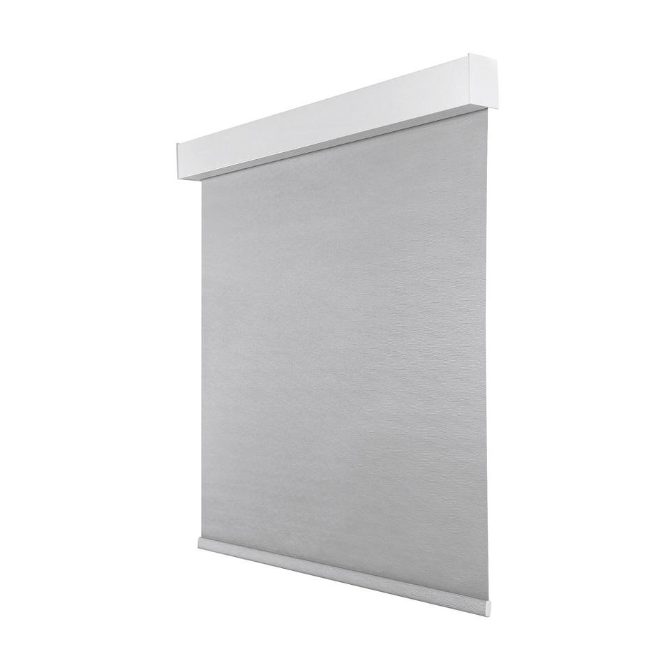 Flame Retardant Roller Shades Easy-to-Use  French Window Blinds Hotel Rooms Windows Horizontal Metal