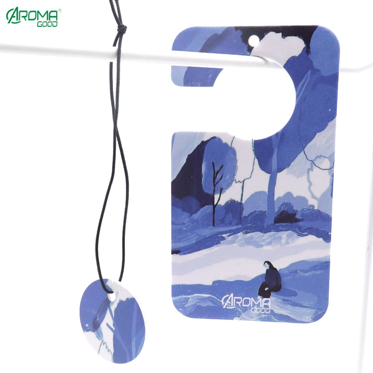 Closet insect repellent fragrance hang card  Perfume Hanging Paper Car Air Freshener