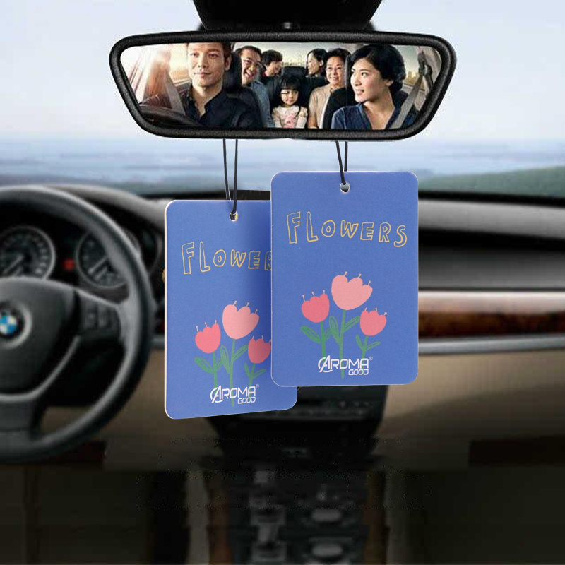 Eco-friendly vent car air freshener car air freshener Customized Promotional Hanging Paper Car Air Freshener