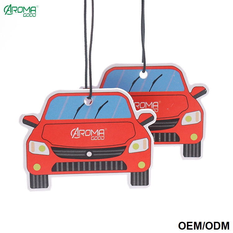 Eco-friendly vent car air freshener car air freshener Customized Promotional Hanging Paper Car Air Freshener