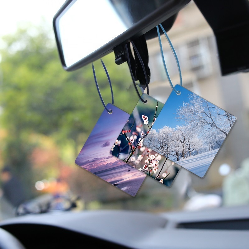 Custom Logo Printing Special 1.8mm Cotton Paper Car Air Freshener