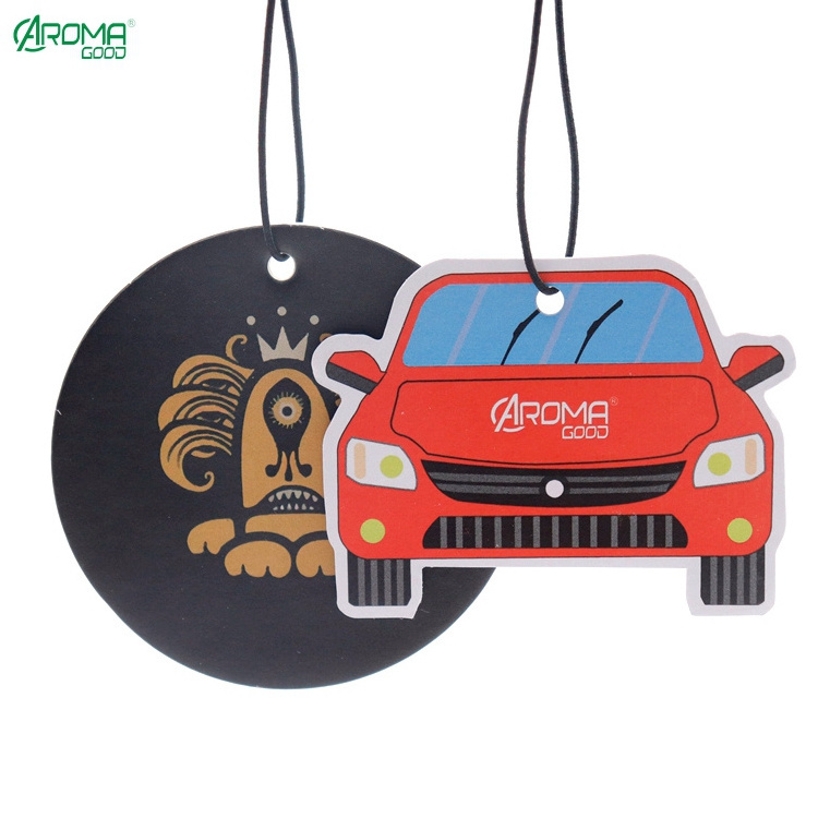 Custom Logo Perfume Paper Bottle  organic car air freshener Fragrance febreze car air freshener Card Shape Car Air Freshener