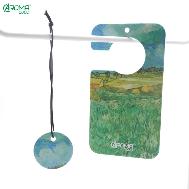 Closet insect repellent fragrance hang card  Perfume Hanging Paper Car Air Freshener