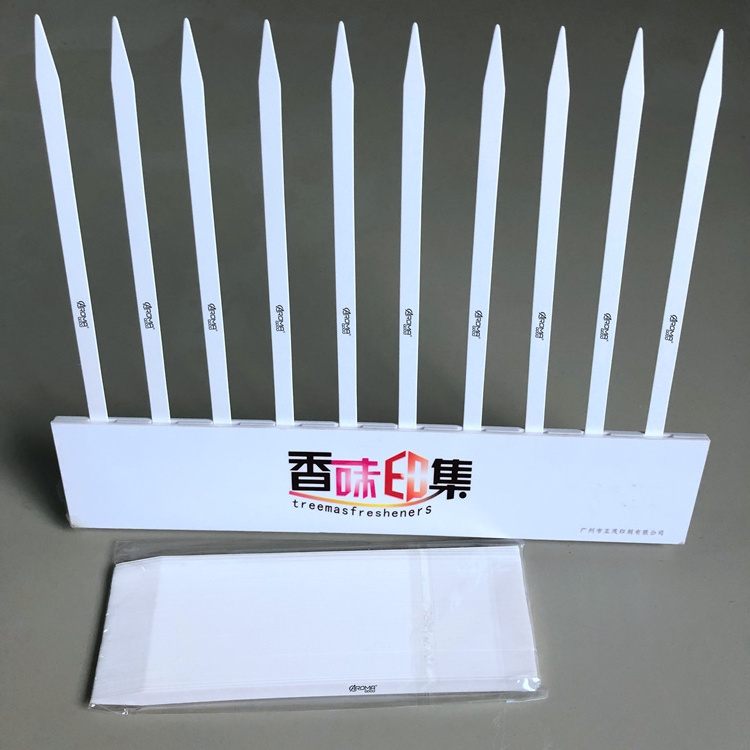 perfume test strips  fragrance test strips arrow shape essential oil perfume blotter paper card stock paper printing