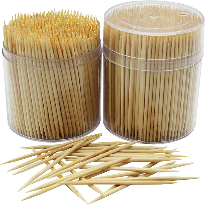 Bamboo Wooden Hotel 10000 Edible 65mm Toothpick Flag Disposable Different Kinds Of Toothpicks