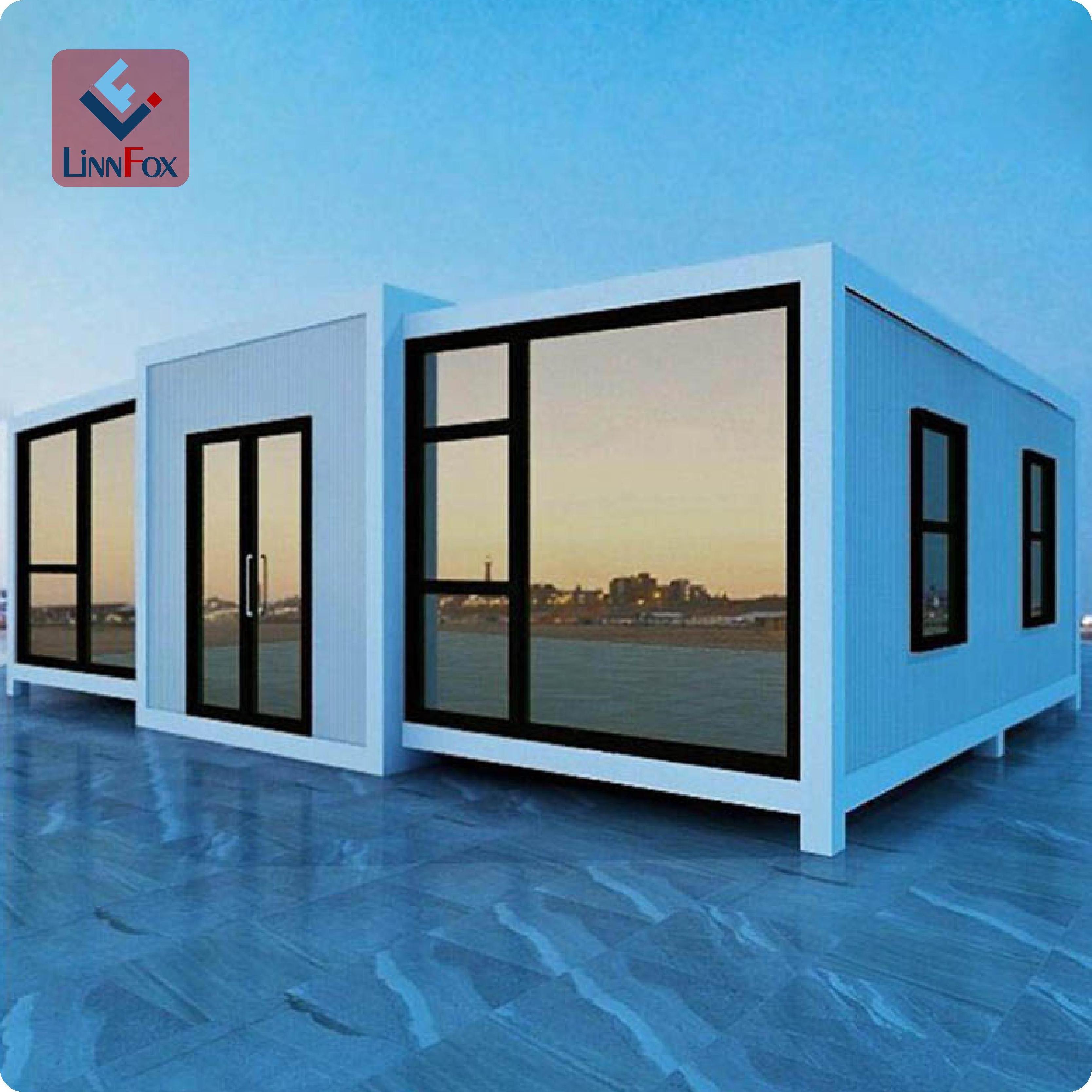 Prefab Sandwich Panel 20ft/40ft Steel Structure Extendable Container House 2 Bedroom Movable Homes For Sale