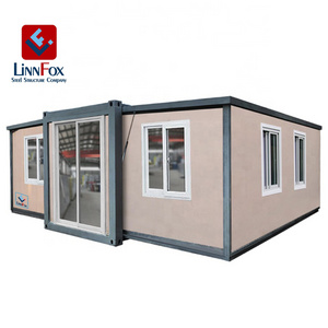 Luxury Prefab Extendable container house Modular Container Houses 2 Bedroom Movable Homes