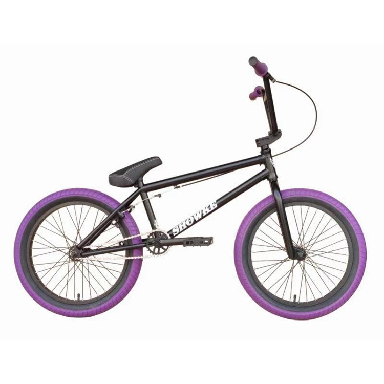 Customized 20 Inch Street Bike Aluminum Alloy Frame By Manufacturer Purple Freestyle 20 Inch Bmx Bike