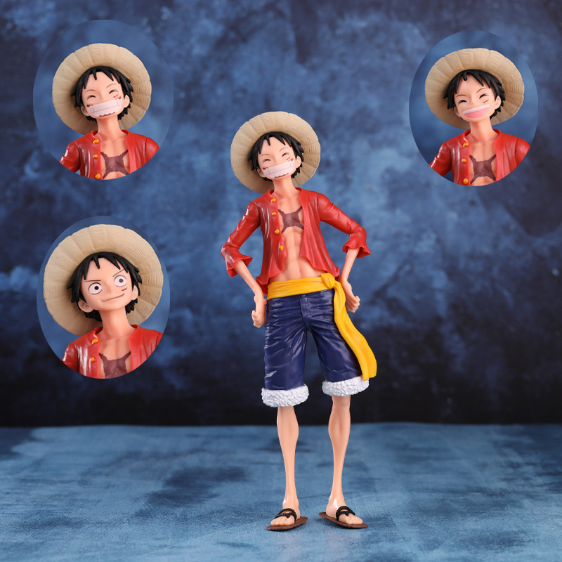 oem pvc resin japanese anime figurine One Pieced luffy action figure