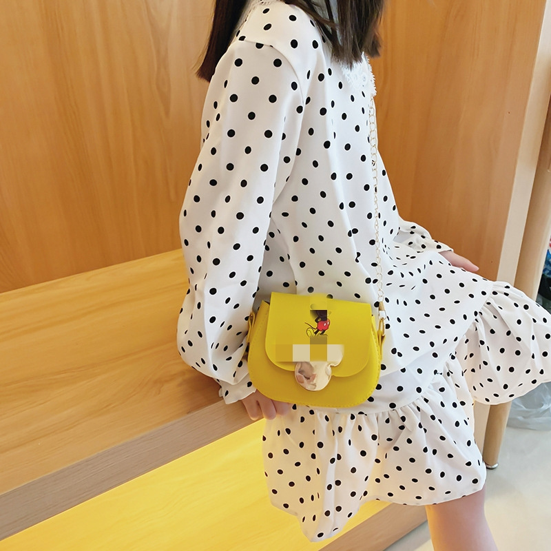 fashion pattern chain bag female mini children coin purse pu messenger shoulder bag