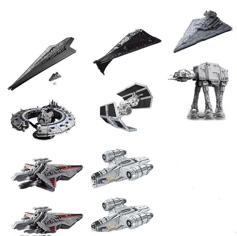 Tiktok Hot Mould King 13135 Star Destroyer Toys Plastic Wars Technic Building Blocks Set MOC-23556 Monarch Starship Model Toys