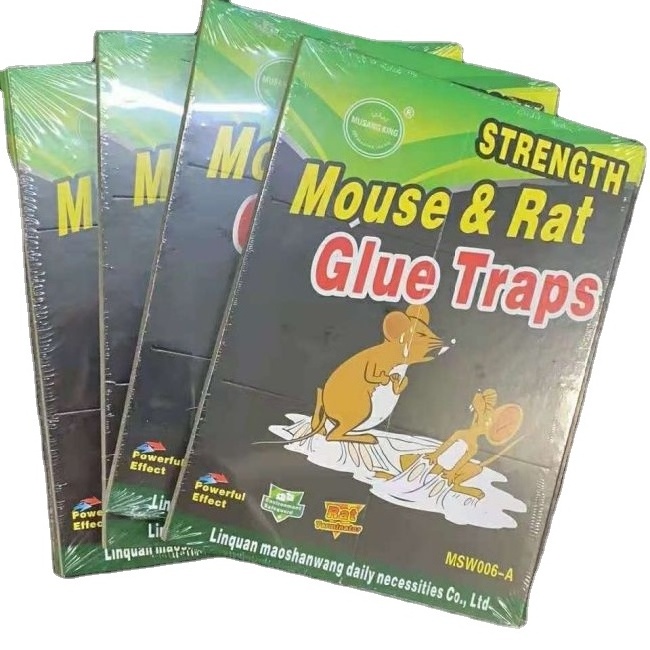 NO.1mouse rat glue trap  manufacturer customize glue board glue bit Sticky mouse board Mouse plate board