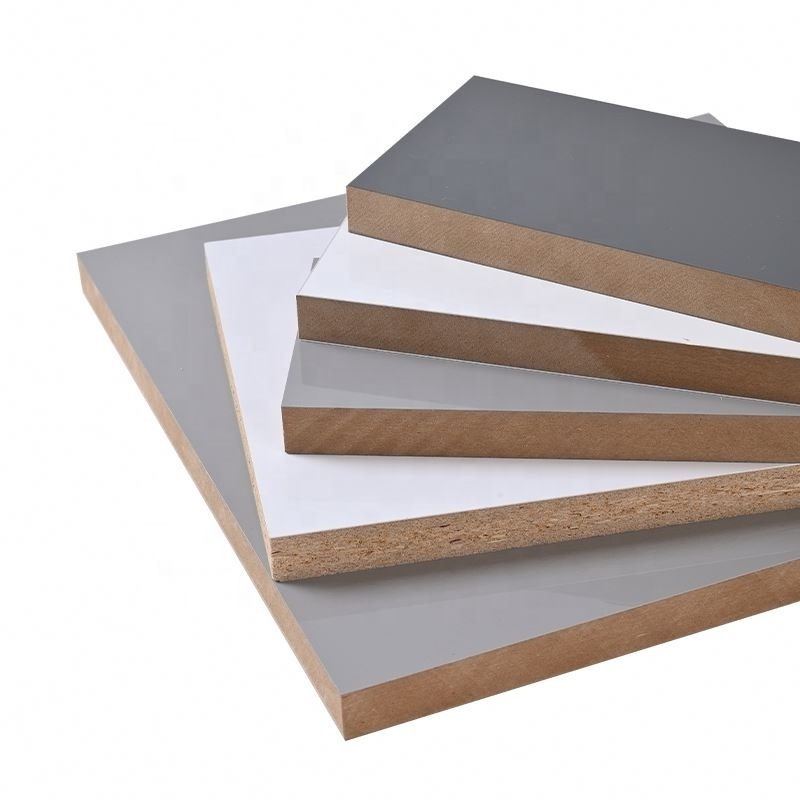 High Gloss Mdf Pet High Glossy Melamine Laminate Mdf Board