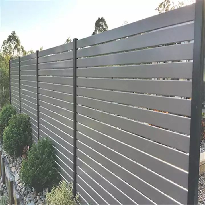 high quality custom aluminum fences / black metal fence panels wholesale outdoor garden privacy aluminum fencing