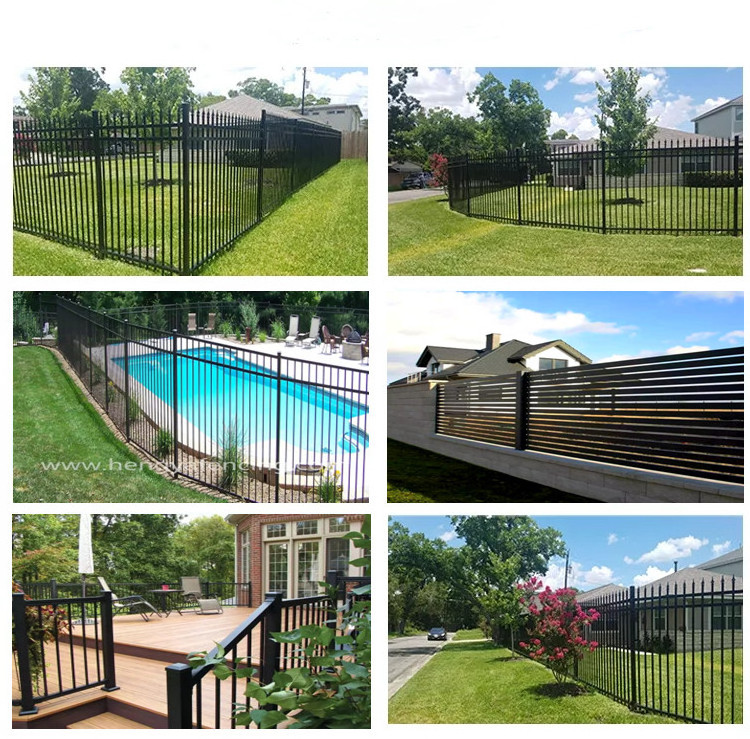 Garden Decoration Metal Backyard Metal Fencing Home And Pool Aluminum Fence