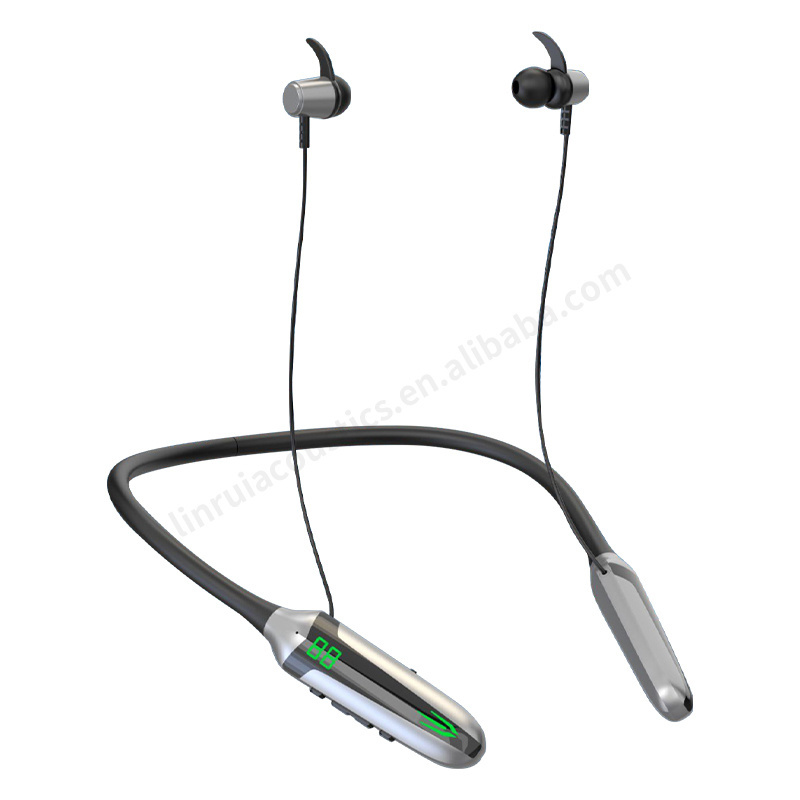 In-ear Earphones Stereo Handsfree Wireless Headset Sports Headphones Neckband Earphone Running Earplug Noise Canceling Headset