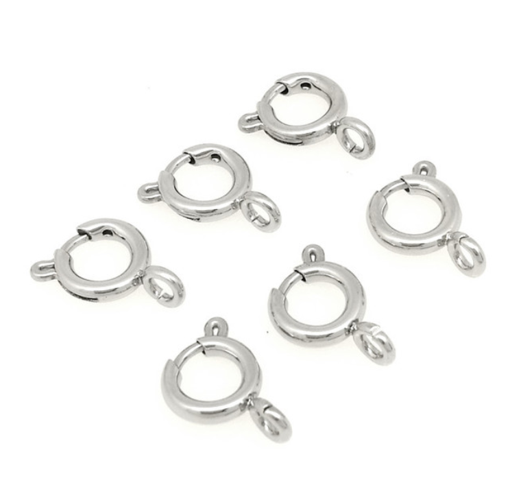 China factory supply 316l stainless steel unique necklace clasp jewelry Slingshot buckle clasps