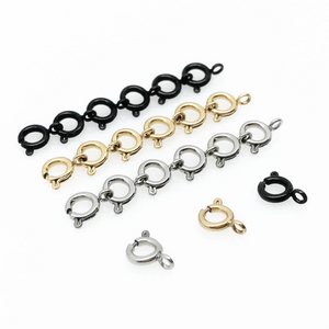 China factory supply 316l stainless steel unique necklace clasp jewelry Slingshot buckle clasps