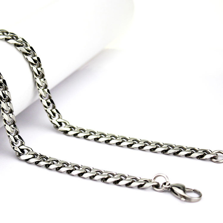 5mm 6mm 7mm Fashion Jewelry hand polish dubai gold Stainless Steel FIGARO CHAIN NK Chain Necklace for men;s luxury jewelry