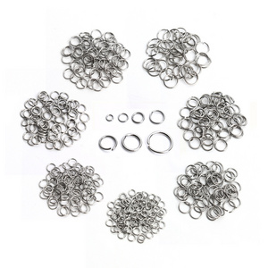 hot sale cheap price silver color Wholesale Stainless Steel 4-9mm Open Jump Ring Metal Jump Rings DIY Jewelry Findings