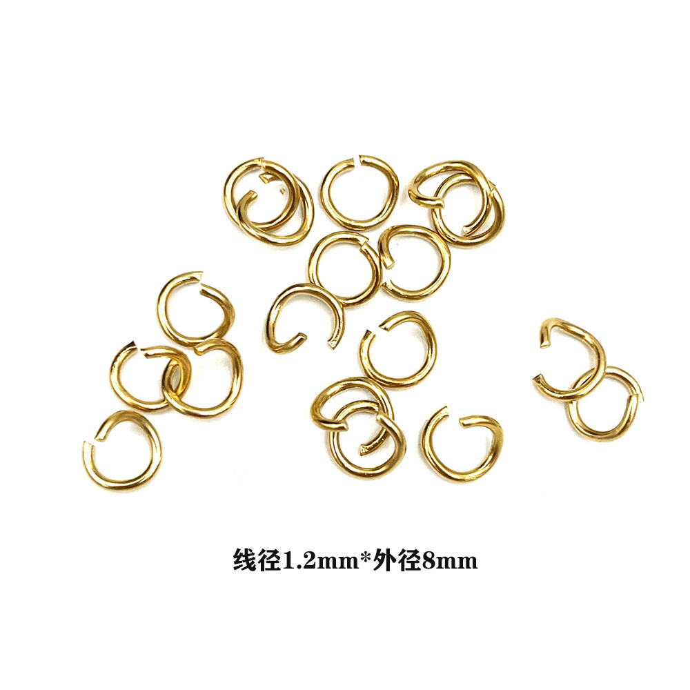 different size jump ring chain silver gold jewelry making Stainless Steel jewelry roll of chains jump ring for necklace making