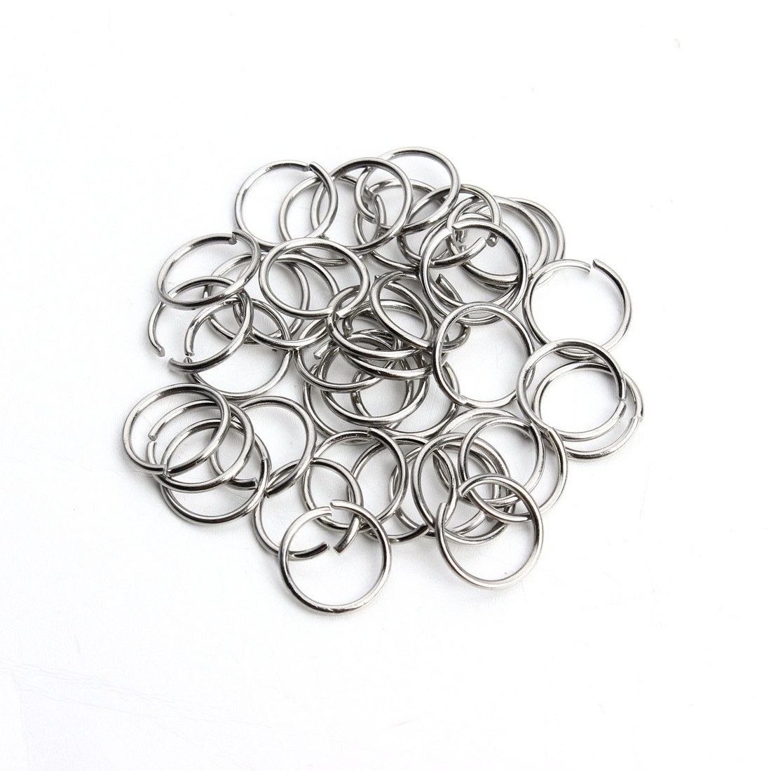 hot sale cheap price silver color Wholesale Stainless Steel 4-9mm Open Jump Ring Metal Jump Rings DIY Jewelry Findings