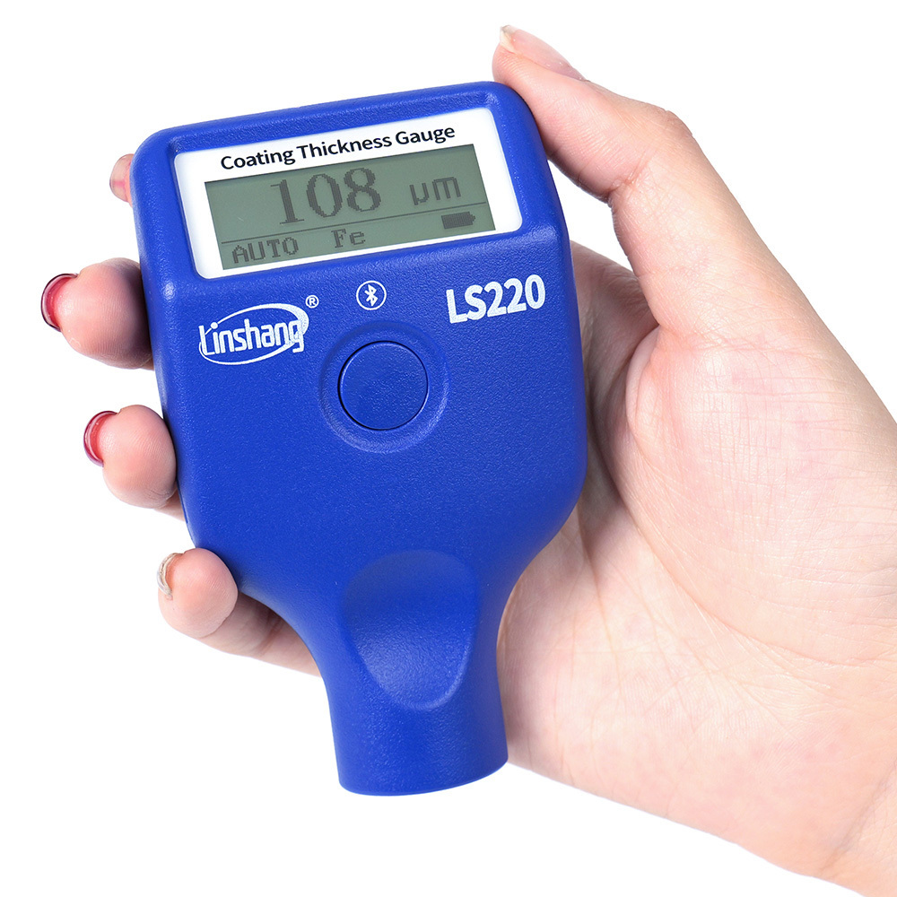 LS220 Car Paint Detector Coating Thickness Meter Measuring Device Digital Coating Thickness Gauge Price Car Paint Tester