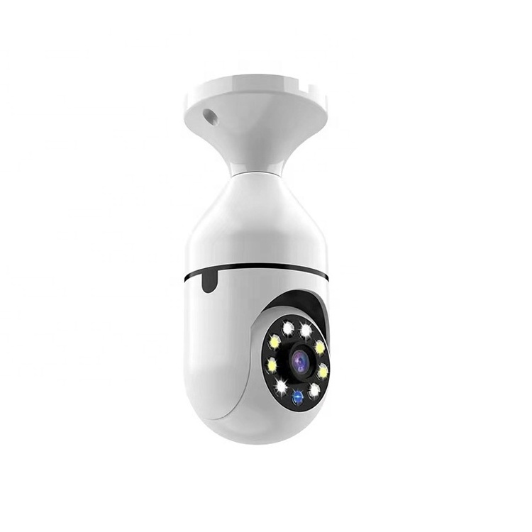 V380pro Icsee Ceiling Mount AC Power Bulb Light camera 360 Degrees wifi 1080p cctv light Bulb Camera