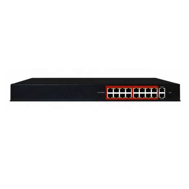 New product 16Ports POE Switch Reverse Power Supply Ethernet Switch POE Support for ip camera