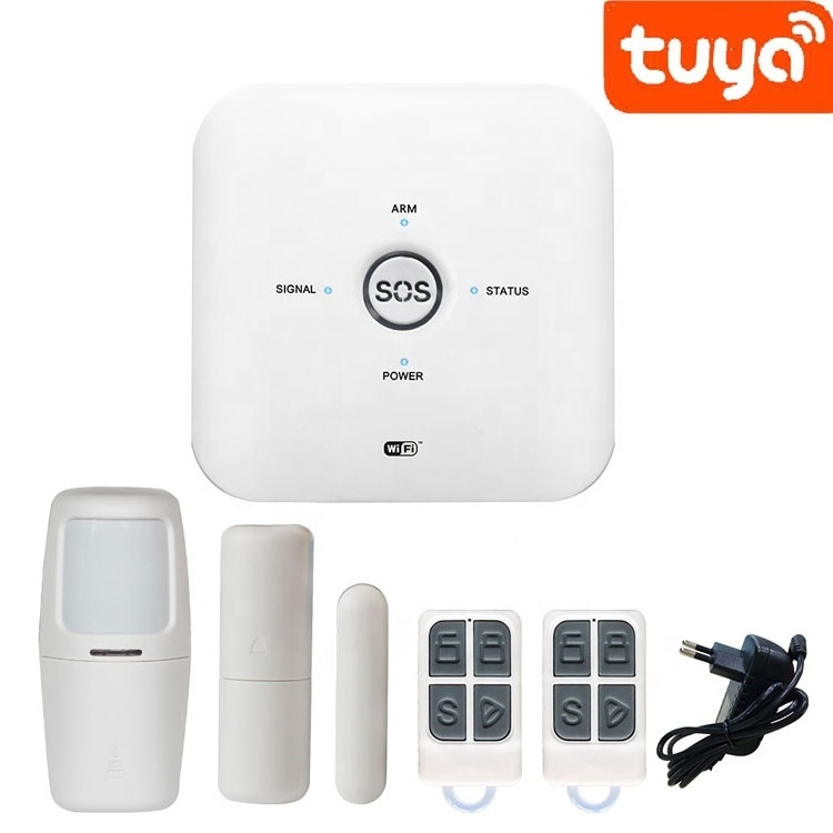 Tuya APP Alarm System GSM Wireless GPRS 2G Compatible with Alexa smart security device