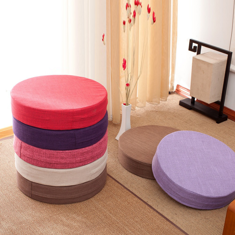 round Large Futon Thickening Cushion Tatami Chair Floor Seat Cushion Floor Home Bay Window Ins Cushion