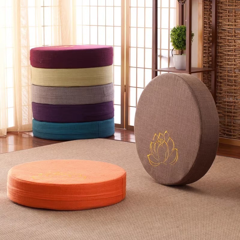 round Large Futon Thickening Cushion Tatami Chair Floor Seat Cushion Floor Home Bay Window Ins Cushion