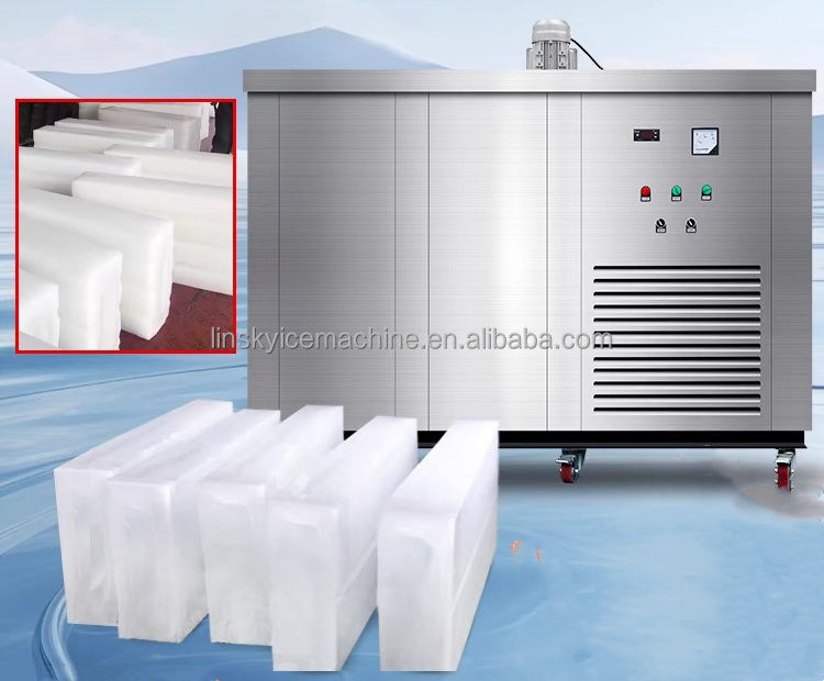 Factory Price Brine Ice Maker Stainless Steel Ice Moulds 300kg/24hr Block Ice Machine