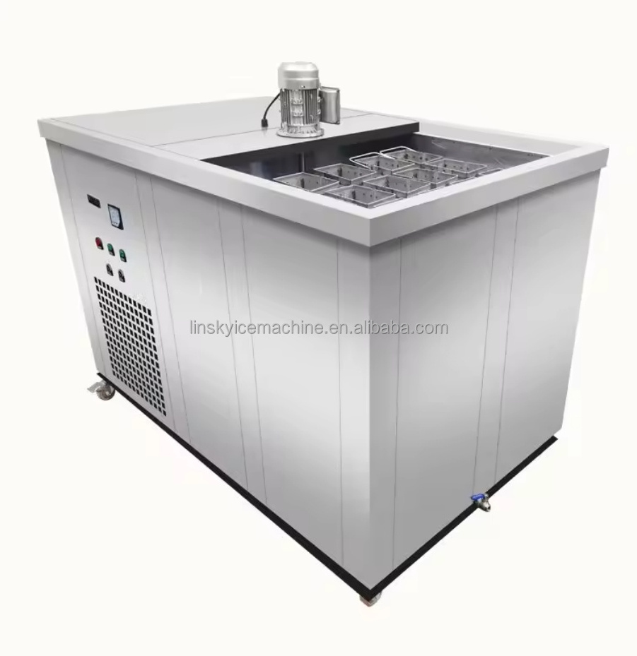 Factory Price Brine Ice Maker Stainless Steel Ice Moulds 300kg/24hr Block Ice Machine