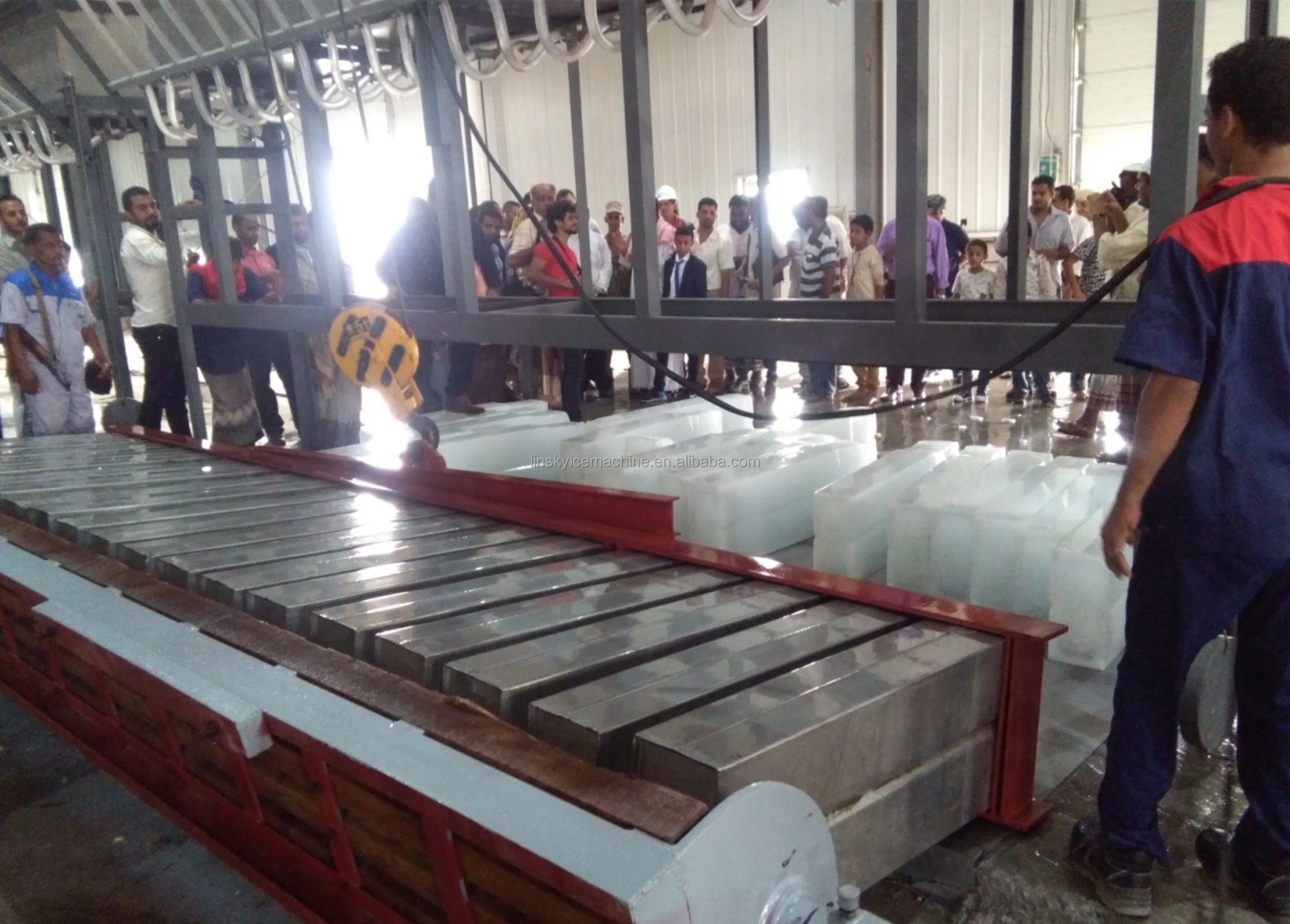 Equipment Block Ice Plant Project 100 Tons Ice Block Industrial Factory Machine