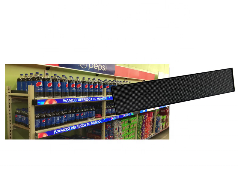 LINSNLED GOB P0.9 P1.2 P1.5 P1.8 Advertising Smart Shelf LED Display Screen Stretch Bar Screen for Retail Supermarket Tag Banner