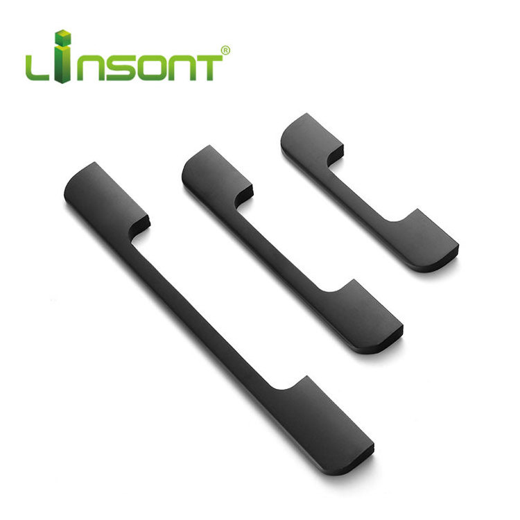 Linsont top selling aluminium alloy kitchen cabinet handle furniture accessories