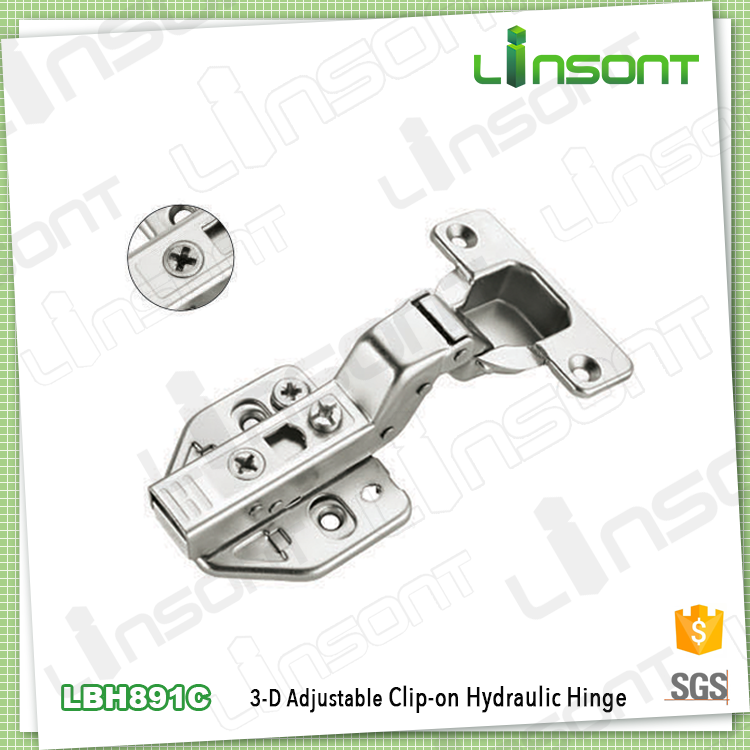 hot sale hydraulic clip on hidden door furniture hardware 3-D adjustable concealed hinge Reliable Supplier