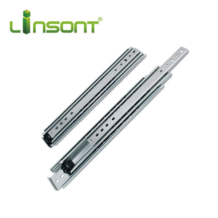 Linsont Fast Delivery Industrial 76mm 10 inch to 80 inch Long Full Extension 227KGS Loading Heavy Duty Drawer Slides