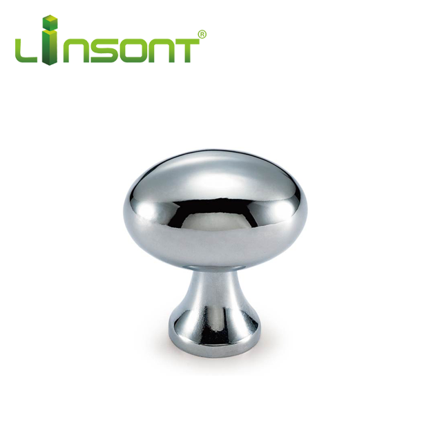 Hot Sale Linsont Cabinet Knob Door Round Knob Drawer Kitchen Metal Hardware Satin Nickel Factory