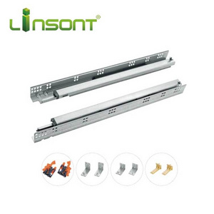 Linsont American Popular 12" to 21" inches Kitchen Drawer Parts Soft Closing Undermount Drawer Slide