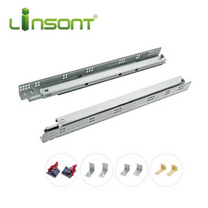 Linsont 12" 15" 18" 21" inches Hidden Undermount Heavy Duty Drawer Slide with Soft Close