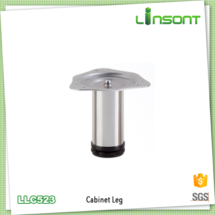 Linsont kitchen cabinet hardware High quality desk leg extensions fittings for furniture metal cabinet leg Reliable Supplier