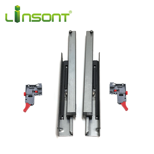 Linsont 3-D Adjustable Heavy Duty Concealed Full Extension Soft Close Undermount Drawer Slide