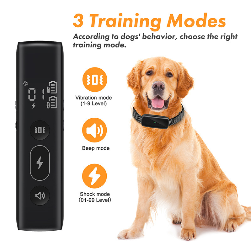 Amazons Top Seller Waterproof Training Device  Dog Training Control Shock Training Collar Adjustable Electric Dog Collar