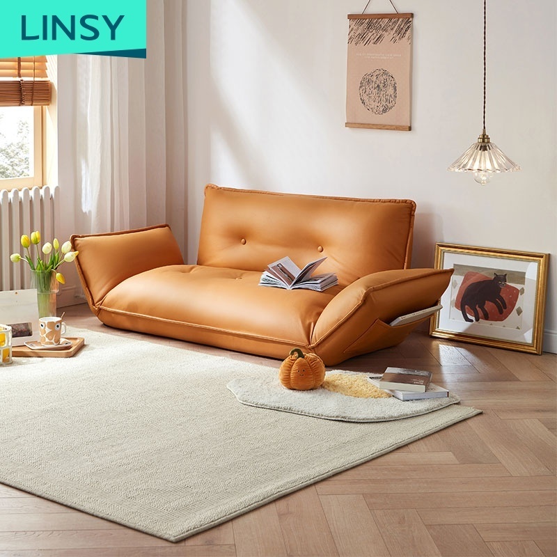 Linsy New Design Model Wholesale Luxury Large Double Foldable Bean Bag Living Room Furniture Sofa TBS032