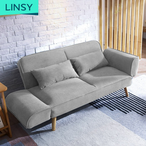 Linsy Special Design Sofa Bed For Living Room And Apartment Modern Simple Folding Sofa Bed Foldable Multifunctional LS075SF2