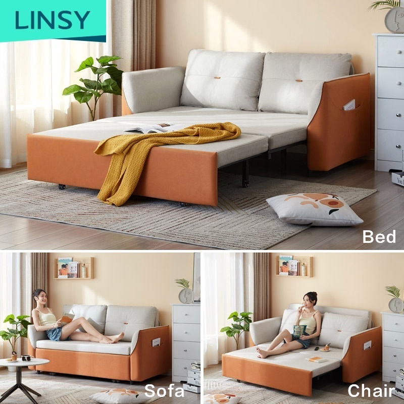 Linsy Best Price Cama Abatible High Quality Pull Out Armchair Three Hinges For Sofa Bed Hotel Sofabed G021